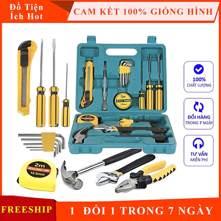 Bộ Dụng Cụ Sửa Chữa Đa Năng 16 Món-kim-tô vít sửa chữa