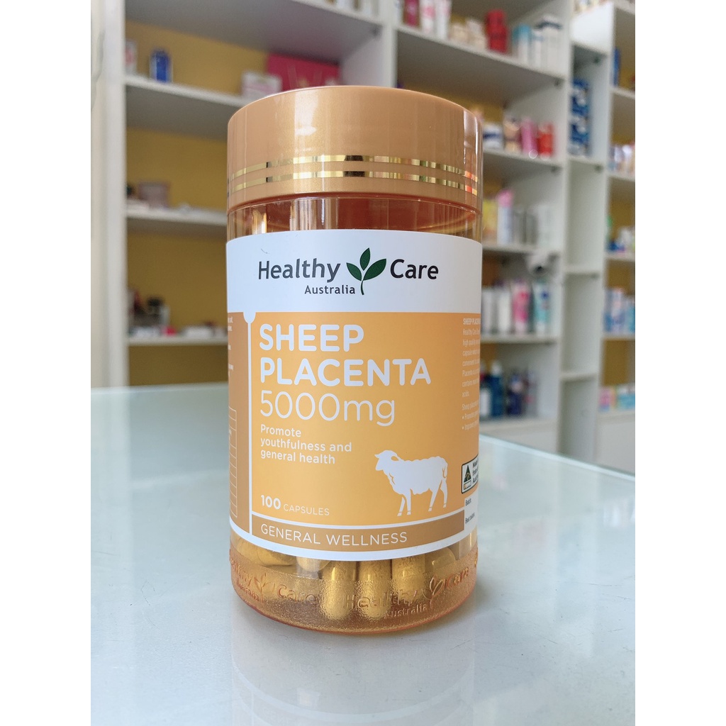 Viên uống nhau thai cừu Placenta Healthycare Úc