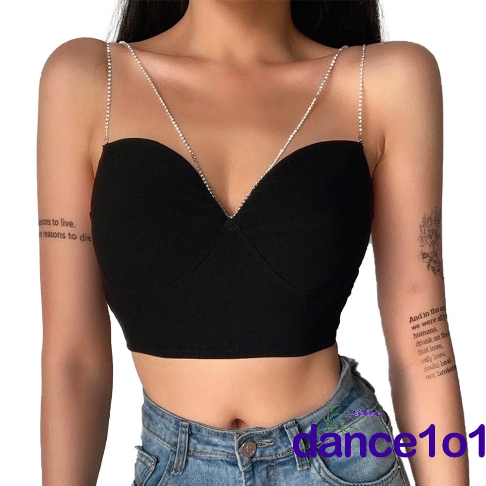 Áo Hai Dây Cổ Chữ V Thời Trang Mùa Hè Quyến Rũ Cho Nữ