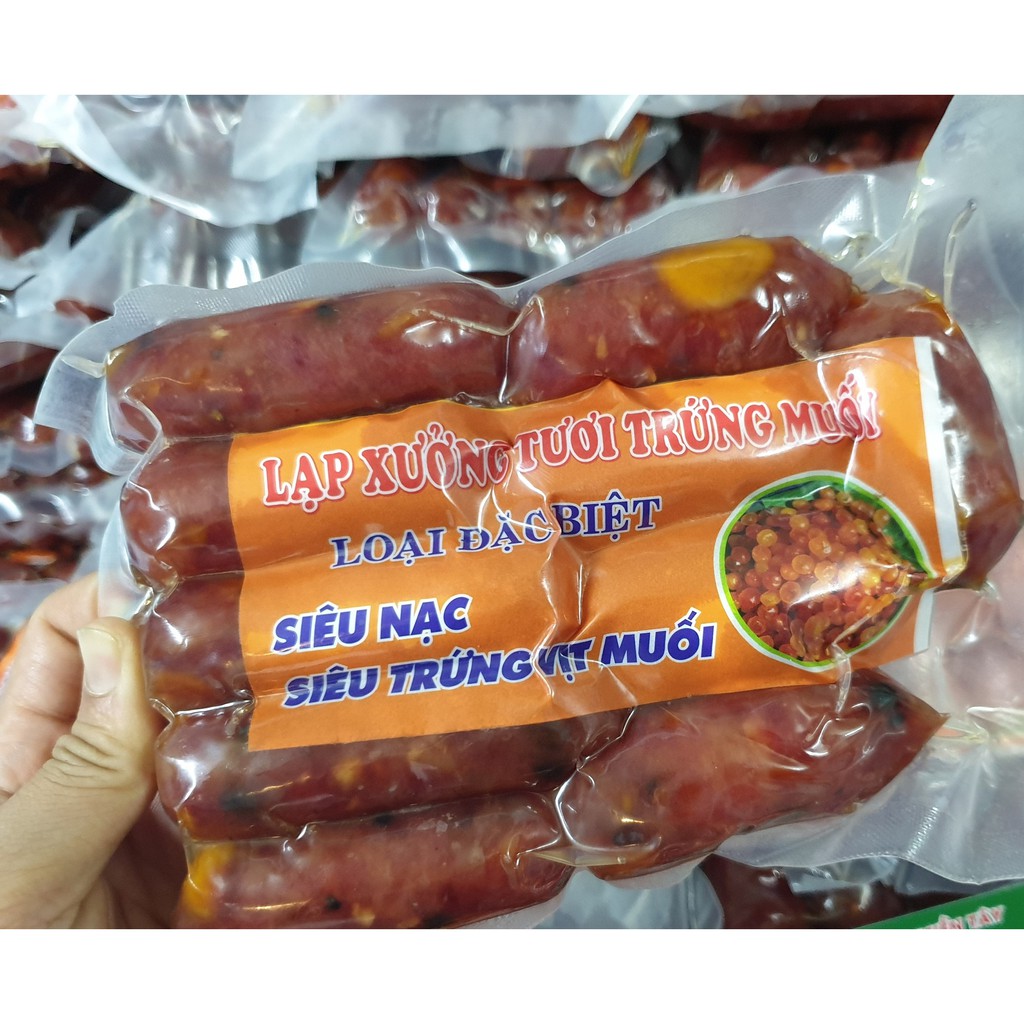 1/2kg - Lạp xưởng TRỨNG MUỐI Cai Lậy - Lạp xưởng hột vịt muối 2 nắng - Ship toàn quốc