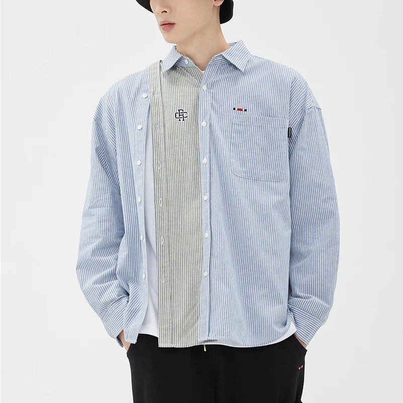 Áo sơ mi Romantic Crown chính hãng cổ Button với chất vải Oxford siêu xịn | DOUBLE BUTTON OXFORD SHIRT