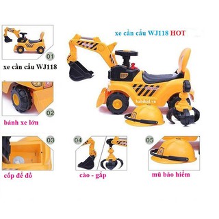 Xe cẩu điện cho bé