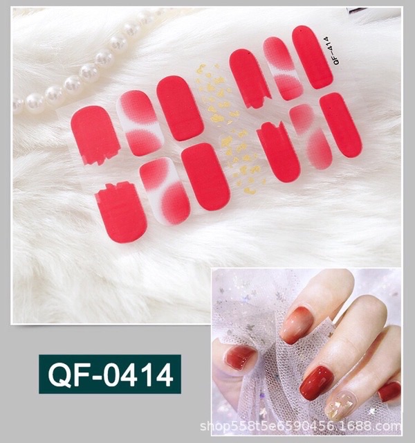 Set dán móng tay nails dán nghệ thuật nhiều màu - có ngay bộ móng đẹp trong 5 phút (Nail wraps / Nail stickers)