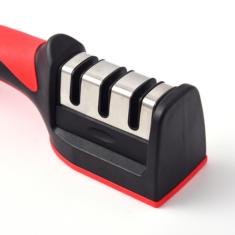 Dụng cụ mài dao kéo 3 cấp độ mài dao nhanh sắc bén cầm tay Adela.HN