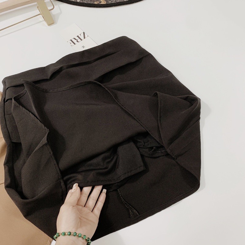 Chân váy dáng A xếp ly lệch | BigBuy360 - bigbuy360.vn