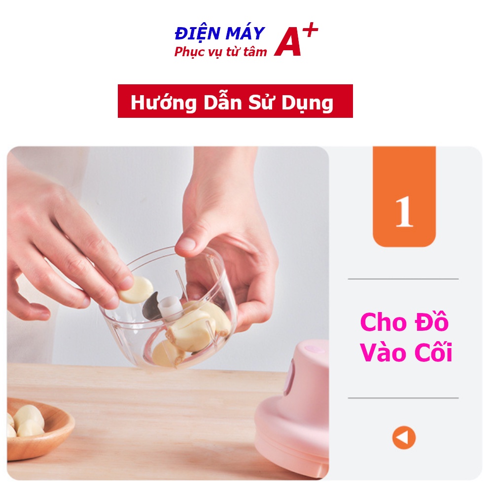 Máy Xay Ăn Dặm, Xay Cháo Chăm Sóc Trẻ Em, Người Già, 250 ml, Lưỡi Dao 3 Cánh Inox