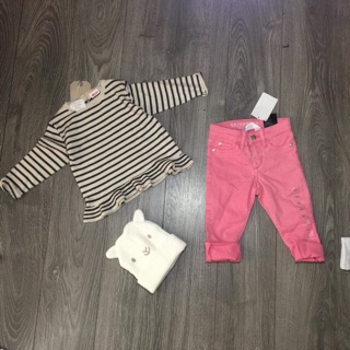 Set 2 áo 1 quần nữ, 1 sét bộ nam
