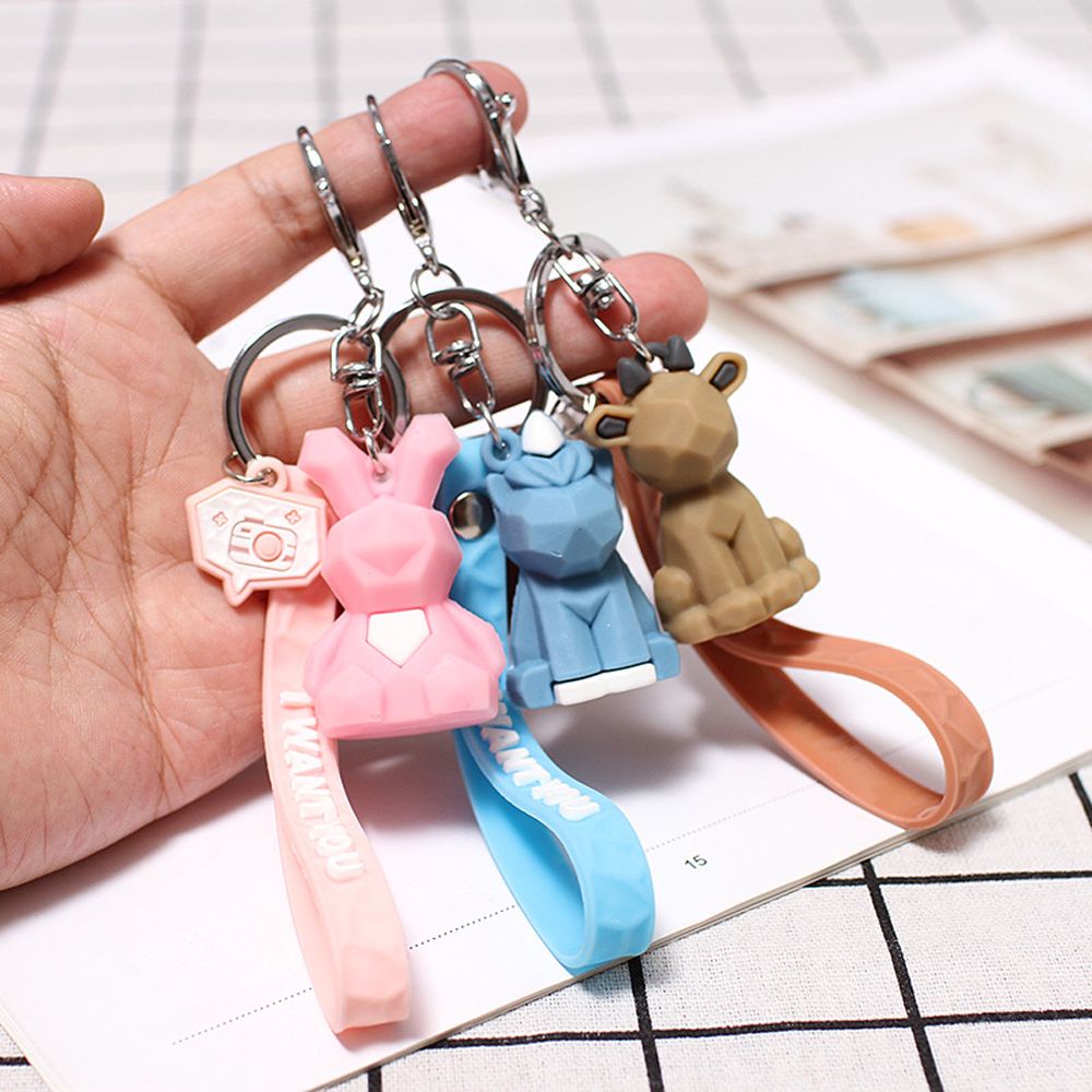 Móc Khóa Hình Động Vật Dễ Thương