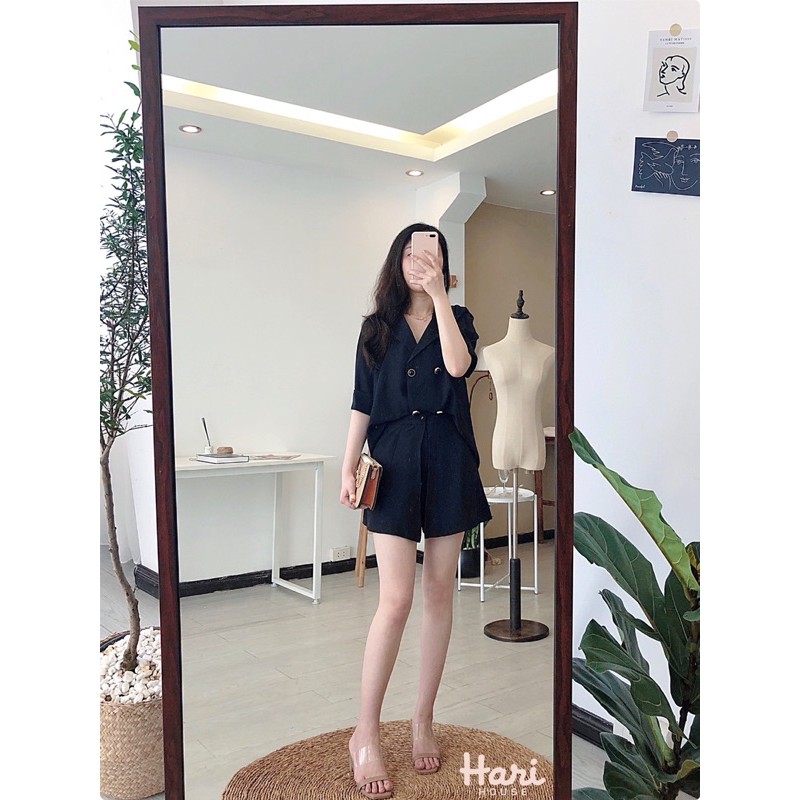 Set vest hè thu Hàn Quốc chất liệu cotton lụa cao cấp | BigBuy360 - bigbuy360.vn