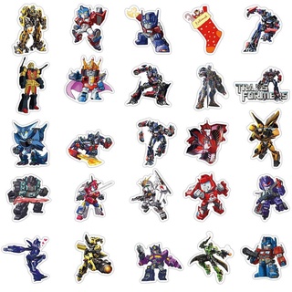 Bộ 50 Miếng Dán Trang Trí Hình Transformers Độc Đáo