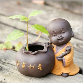 Chậu chú tiểu phát tài