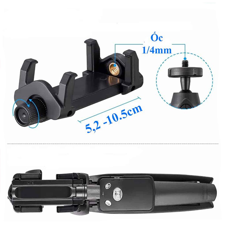 Gậy Tripod 3 Chân Yunteng YT-9928 Chính Hãng Gấp Gọn Đi Du Lịch