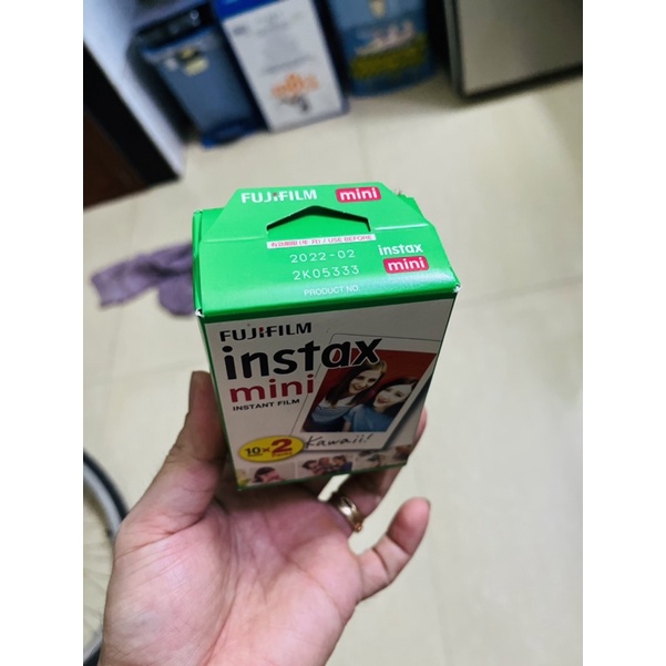 Fujifilm Instax Mini Film pack 10 tấm Date 2022 Giấy in dành cho máy ảnh Fujifilm Instax mini và máy Leica sofort