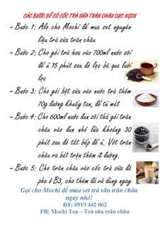 Combo 4 sét hồng trà sữa