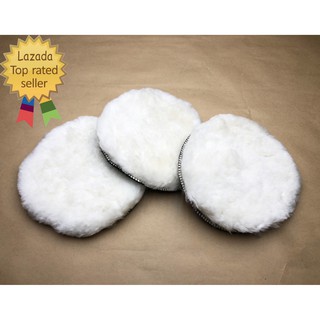 10 miếng Bông lông cừu, phớt đánh bóng ô tô xe máy 150mm