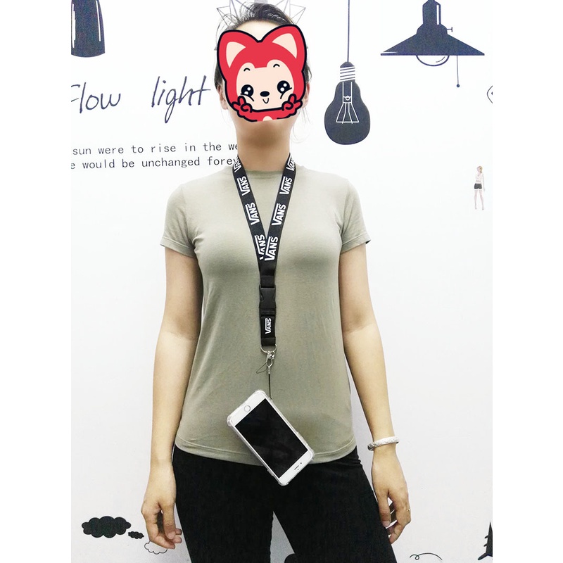 Dây gắn thẻ ID/đeo điện thoại đeo cổ tinh tế tháo được