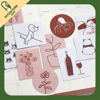 Sticker dán sổ,sticker trang trí sổ dễ thương, bullet journal, mẫu cute dễ sử dụng