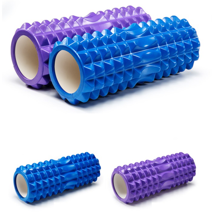 [Shopee Mall - Hàng Cao Cấp] Con Lăn Foam Roller Massage Gai 33cm Dãn Cơ Tập Gym, Yoga, Thể Hình AMALIFE