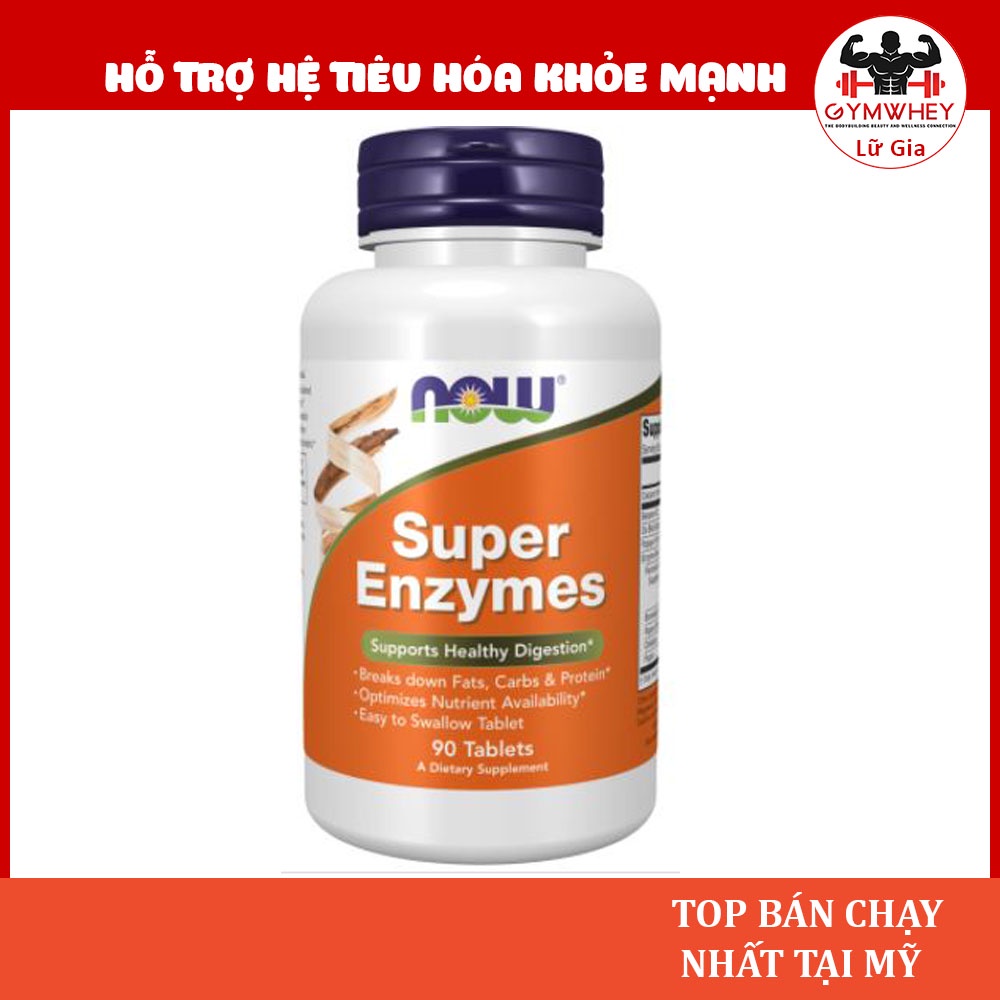 [CHÍNH HÃNG] NOW SUPER ENZYMES | Bổ Sung Enzym Hỗ Trợ Tiêu Hóa Khỏe Mạnh