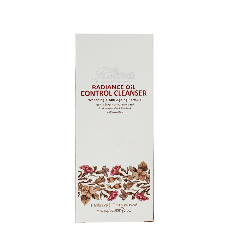 Sữa Rửa Mặt Trắng Da Kiểm Soát Nhờn Rosanna Radiance Oil Control Cleanser