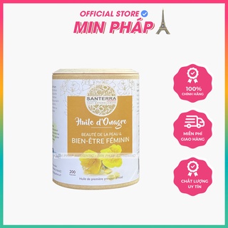 Viên Uống Tinh Dầu Hoa Anh Thảo Santerra Pháp, Cân Bằng Nội Tiết Tố Nữ 200 Viên