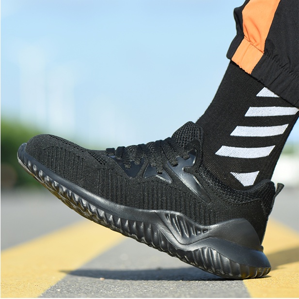 Giày bảo hộ lao động siêu nhẹ dáng Thể Thao Sneaker JB903, có mũi thép chống va đập
