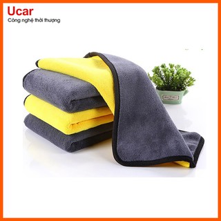 Khăn lau ô tô siêu thấm hút sợi nano lau sạch vết bẩn thấm hút nước tốt 30x30 và 30x60 cm