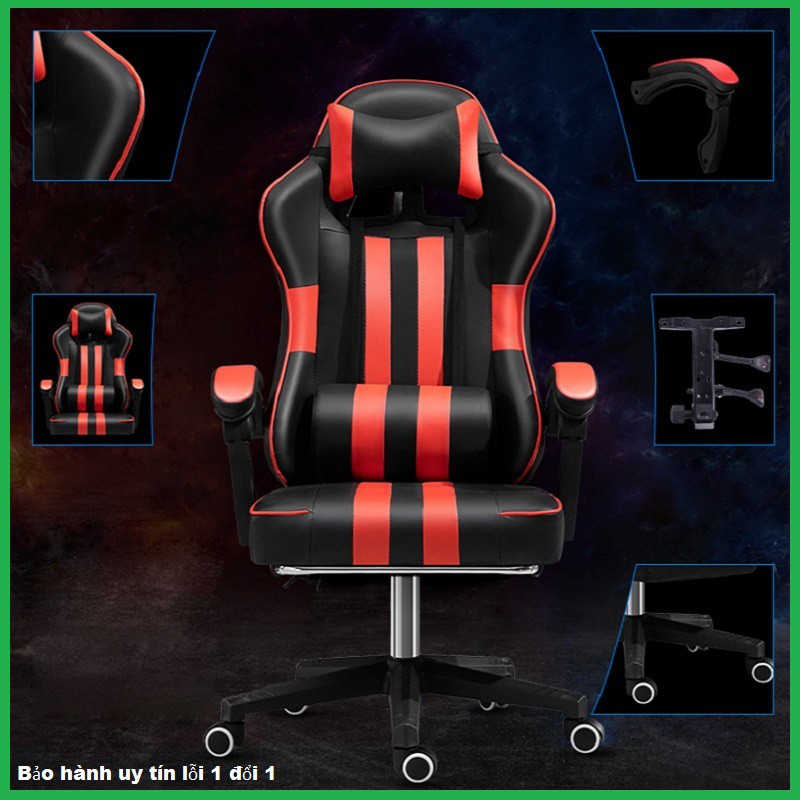 RE0672 Ghế gaming - Ghế game bọc da cao cấp - Bảo hành 24 tháng | BigBuy360 - bigbuy360.vn