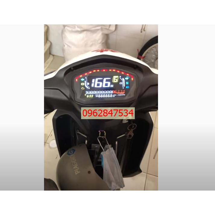 Đồng hồ DUCATI full chức năng cho các loại xe máy - Vindecal BD