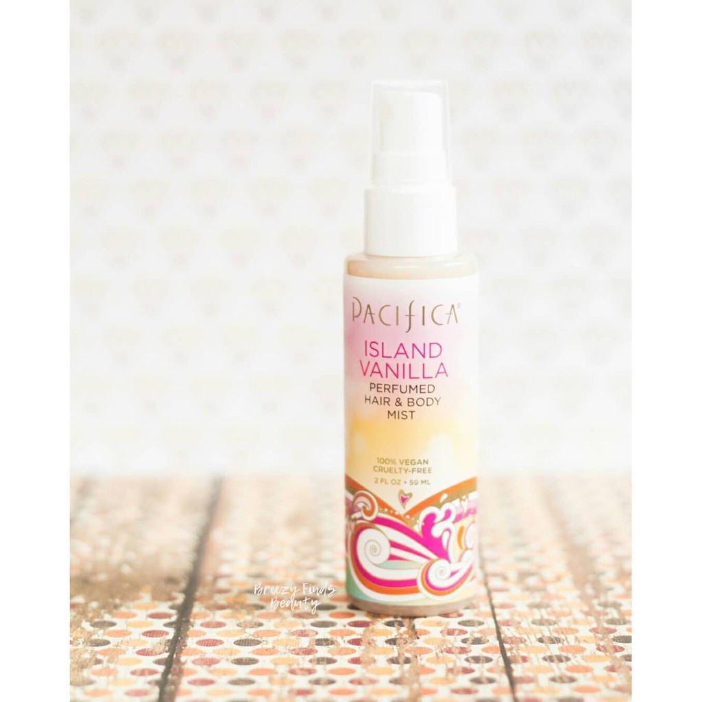 Xịt thơm Body-Xịt thơm tóc Body Mist Pacifica nội địa Mỹ (Chính hãng-Americarevn)