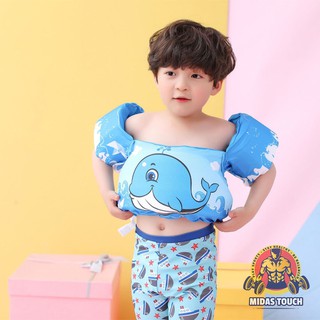 Phao tập bơi liền thân cho bé 15-35kg - phao tay đỡ ngực cho bé