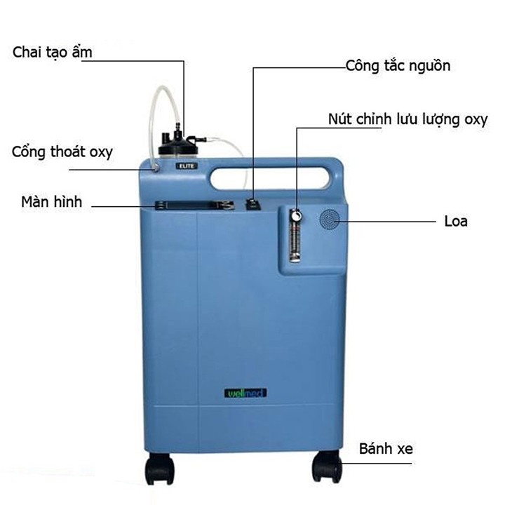 Máy tạo oxy 5 lít/phút KANEKO DO2-5E