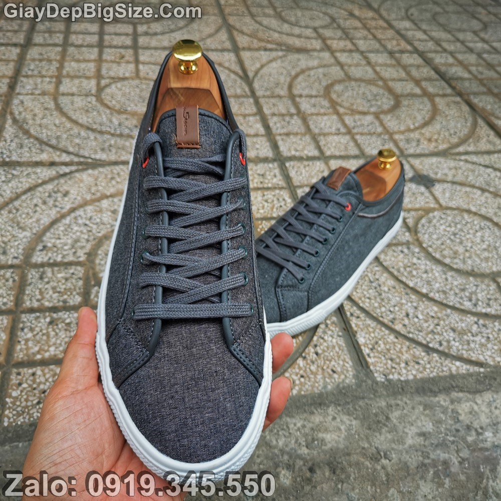 Giày sneaker vải, giày thể thao big size cỡ lớn EU:45-46 cho nam chân to (hàng VN xuất dư)