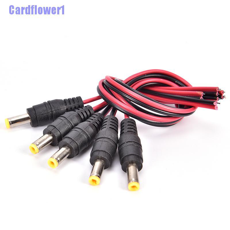 Set 5 Đầu Kết Nối Nguồn Điện Maledc Male 5.5x2.1mm 12v