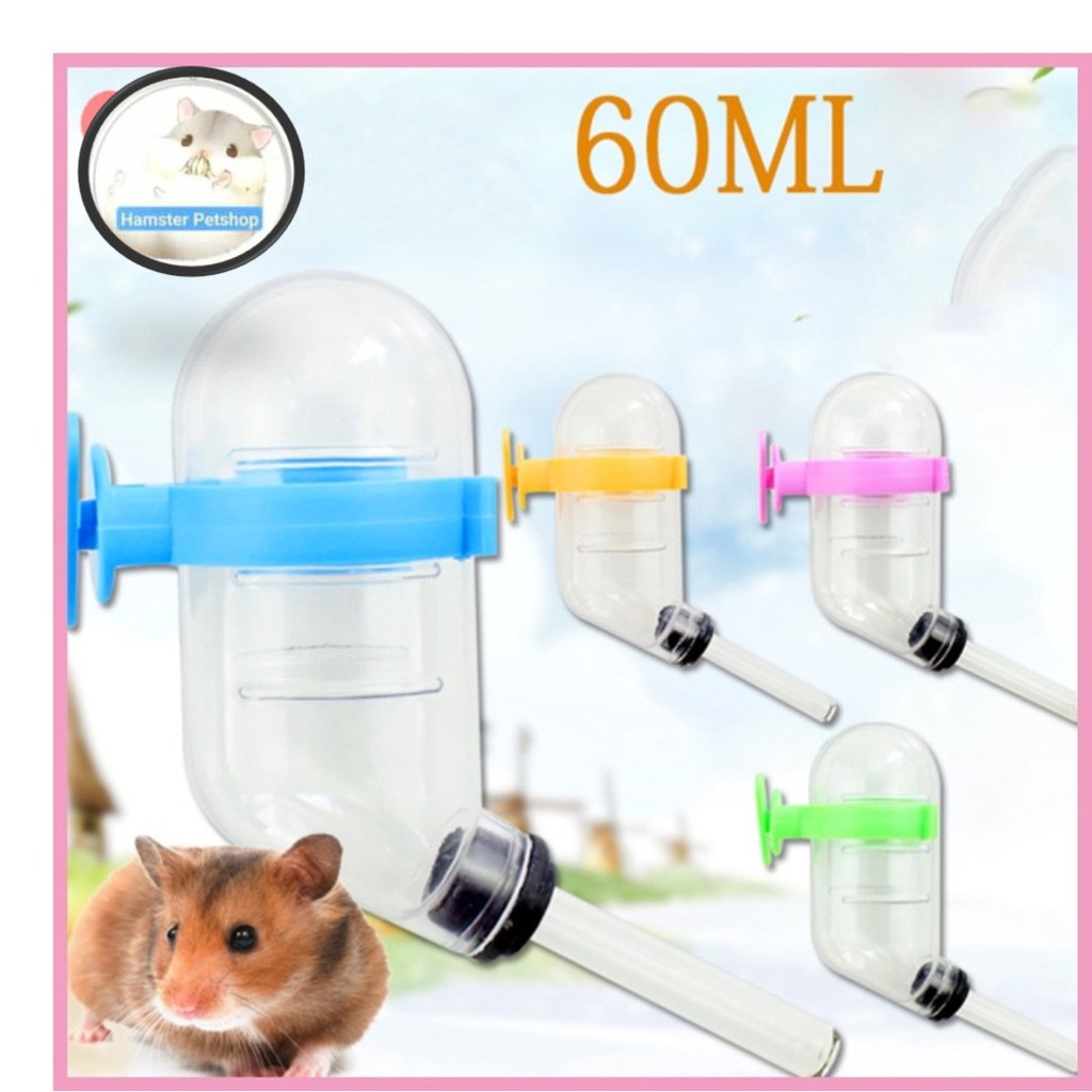 Bình nước 60ml cho hamster,sóc