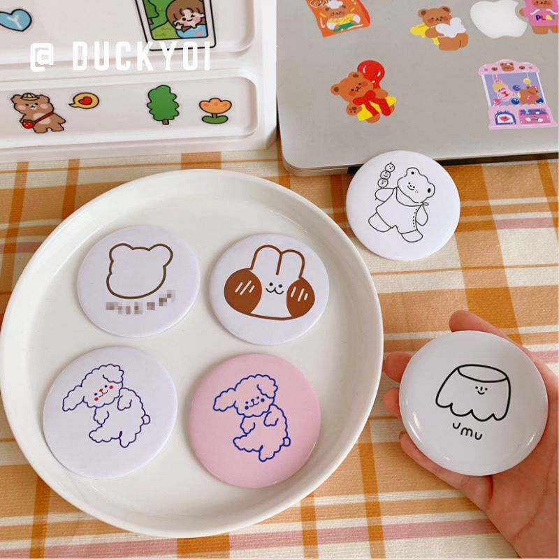 [ 𝕟𝕖𝕨 𝕒𝕣𝕣𝕚𝕧𝕒𝕝 ] GƯƠNG MINI HOẠ TIẾT CUTE