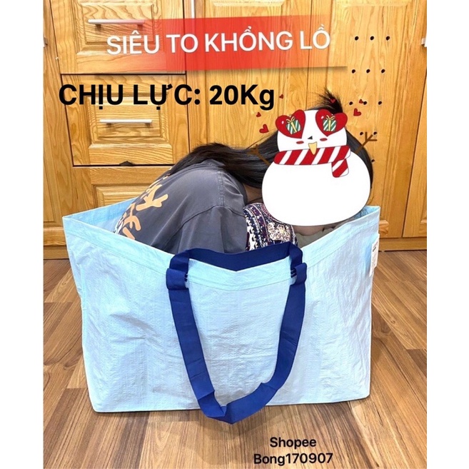 Túi I.K.E.A siêu to khổng lồ quai chắc chắn hàng nhà máy sản xuất