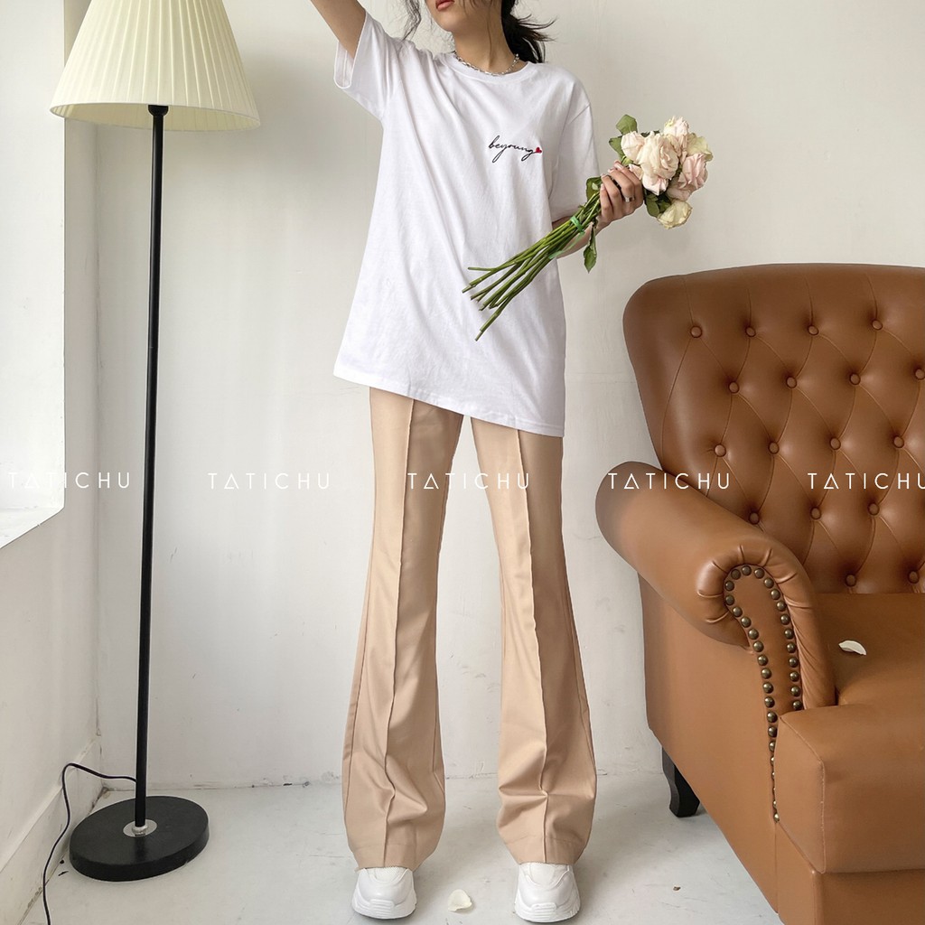 Quần tây ống loe TATICHU - SPILT HEM FLARE TROUSER