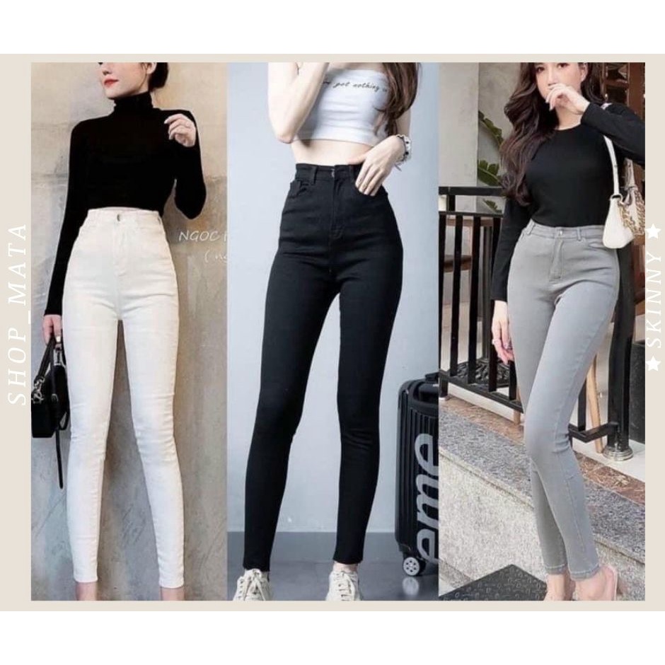 QUẦN JEAN NỮ CẠP CAO CO DÃN THOẢI MÁI