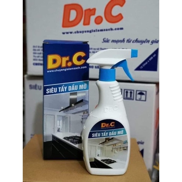 Siêu tẩy dầu mỡ tẩy vỉ hút mùi  Dr.C 500ml