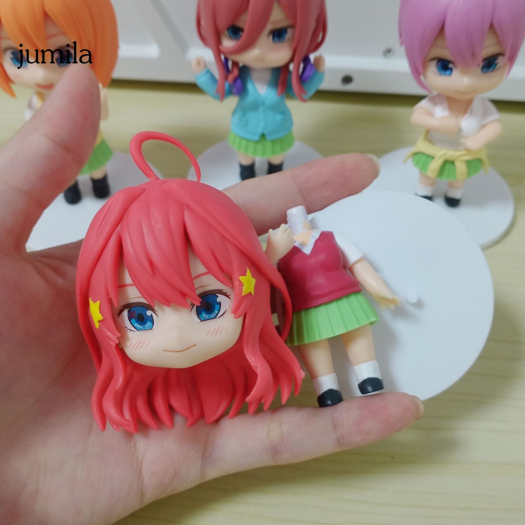 Mô hình búp bê nhân vật Nakano Ichika Nino Yotsuba Itsuki với chất liệu an toàn môi trường
