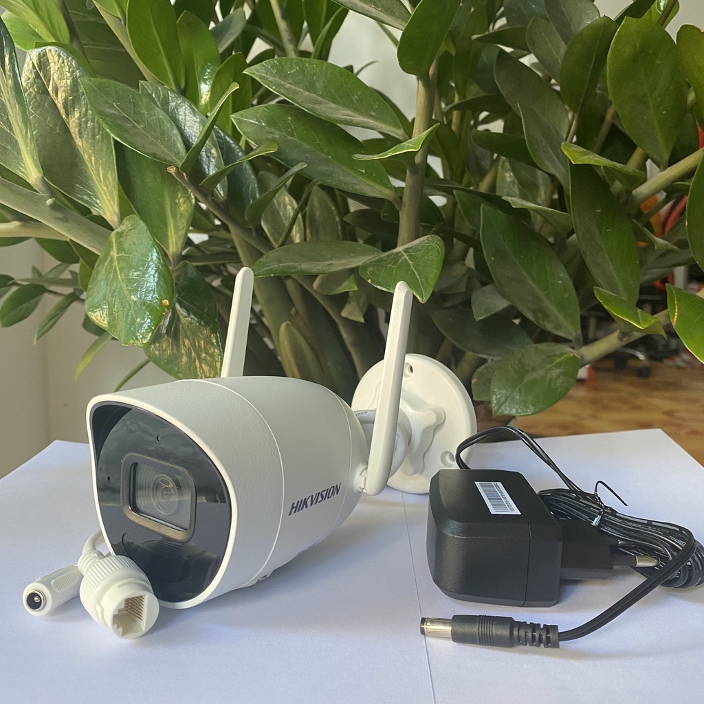 Camera DS-2CV1021G1-IDW tách từ bộ KIT 2.0, hỗ trợ wifi riêng, tích hợp micro