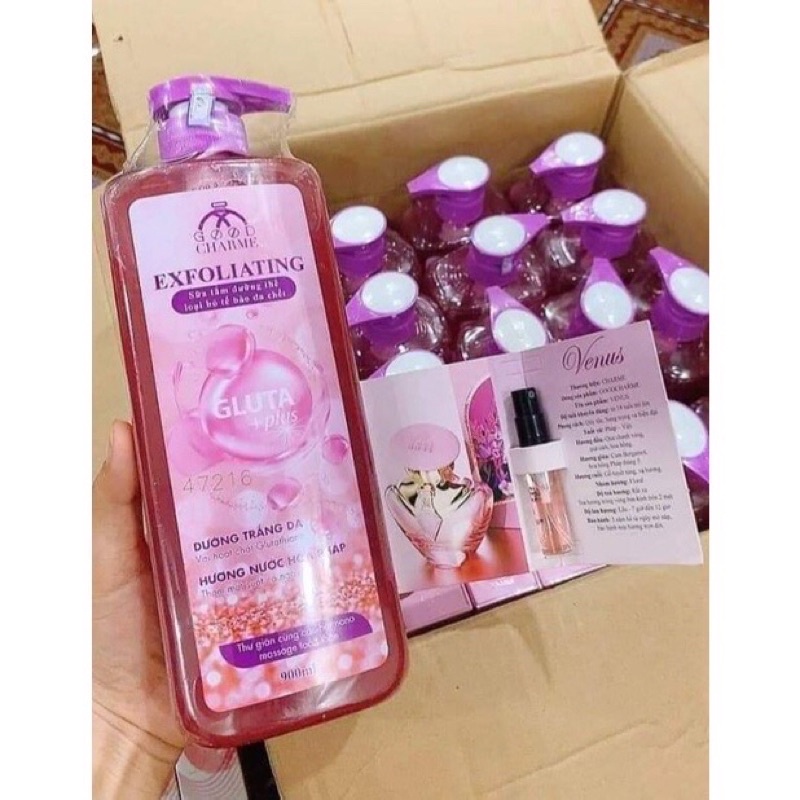 Sữa tắm dưỡng thể tẩy tế bào chết EXFOLIATING 900ml cao cấp