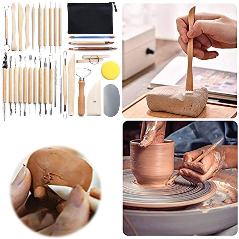 Set 32 Kim Điêu Khắc Đất Sét Thủ Công