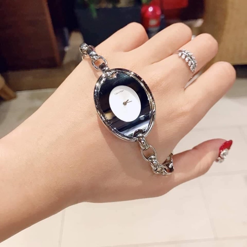 Đồng Hồ Nữ Calvin Klein dây kim loại case 28mm
