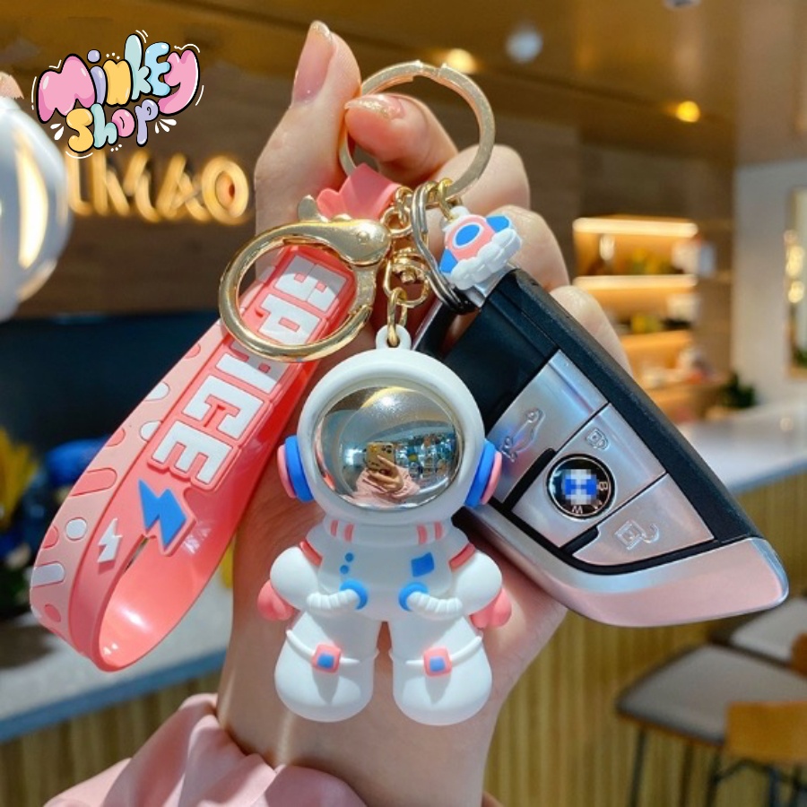 ​​Móc Khóa phi hành gia Đẹp Cute dễ thương phụ kiện Túi Xách-Minkey