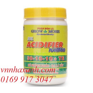 Phân Bón Lá NPK 30-10-10 Grow More Hộp 100gram