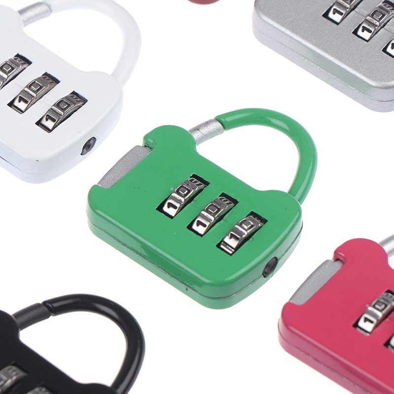 Ổ Khóa Mật Khẩu 3 Chữ Số Bằng Hợp Kim Kẽm Chống Trộm Tiện Dụng Chất Lượng Cao