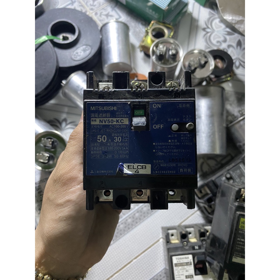Cb chống giật lắp tổng 1 pha. 30a-40a-50a _ Hàng Nhật tháo tủ