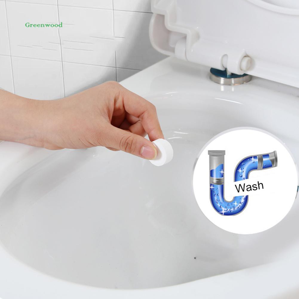 Set 4 viên hợp chất hóa học dùng để làm thông đường ống thoát nước / bồn cầu toilet